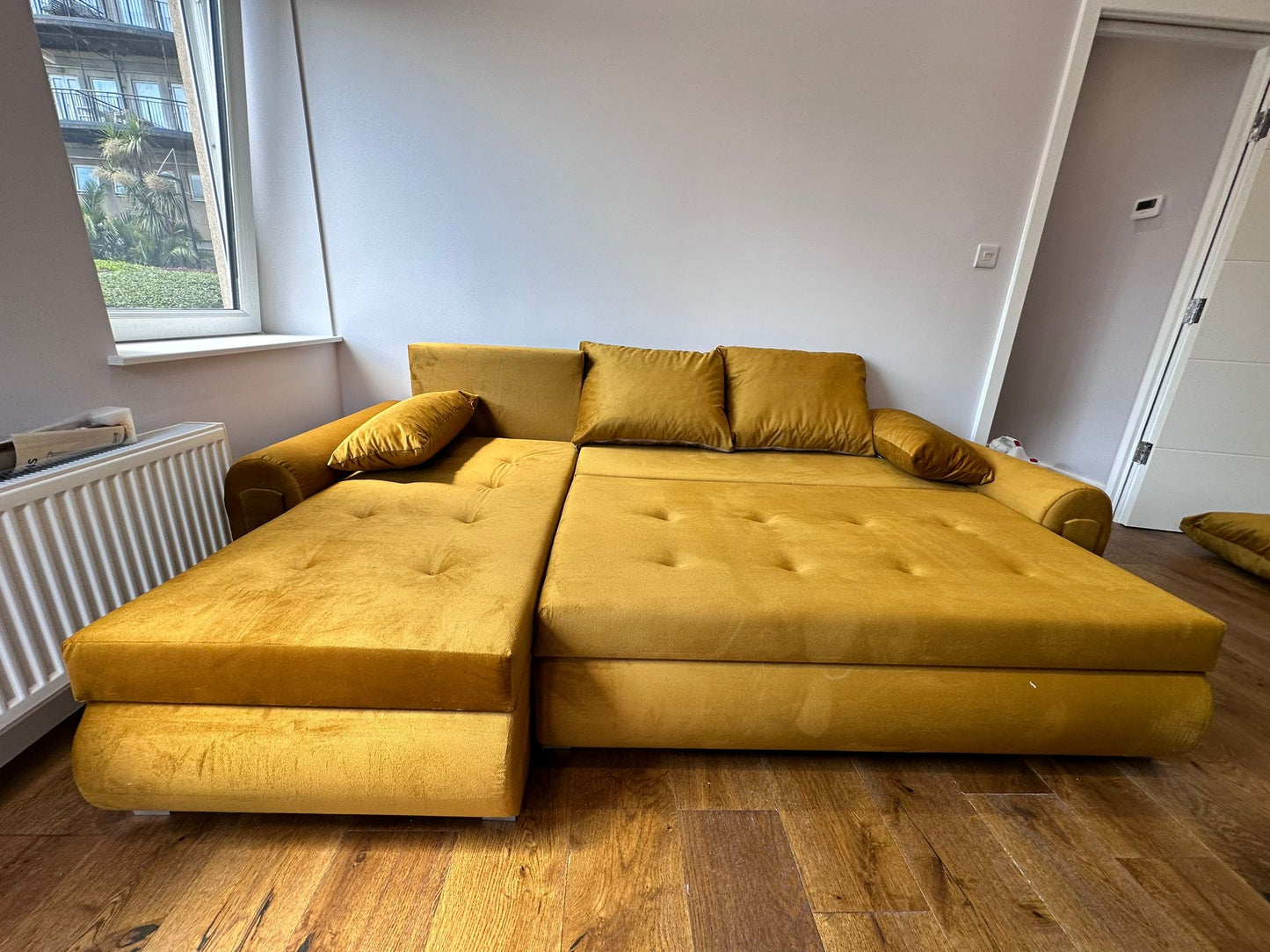 Berlin Sofa bed Mustard