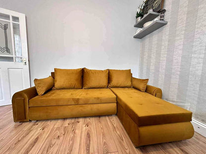 Berlin Sofa bed Mustard