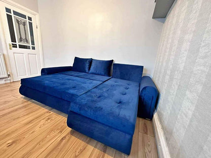 Berlin Sofa bed Blue