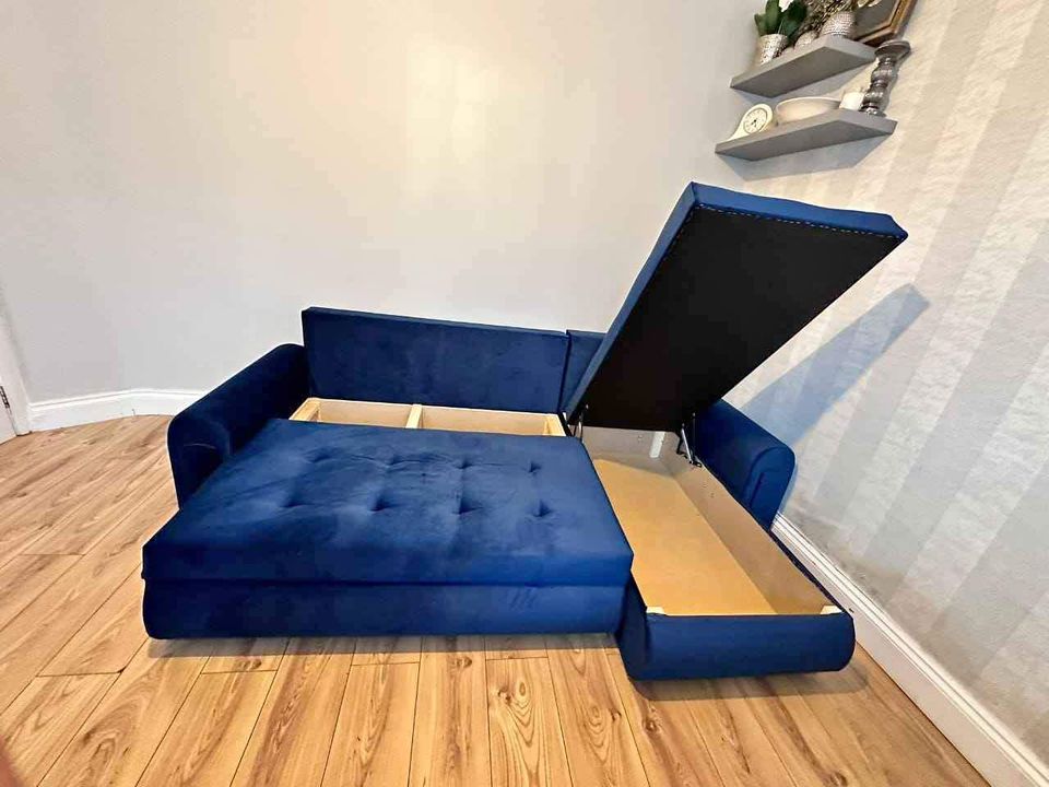 Berlin Sofa bed Blue